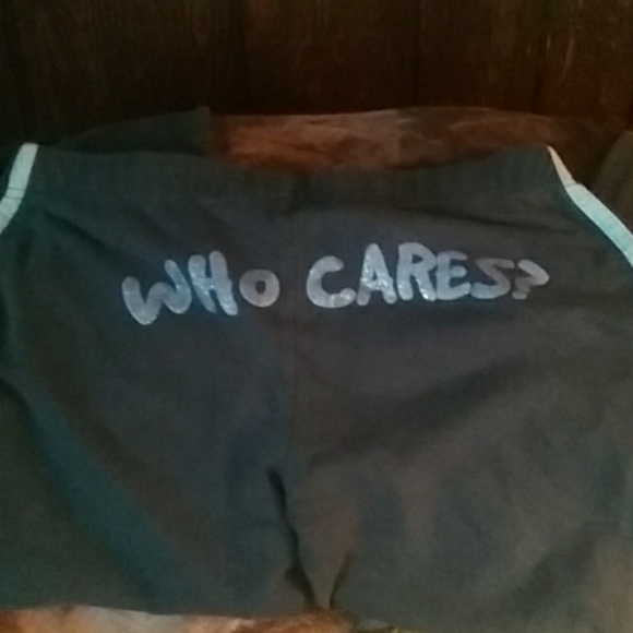 Blue pants with tweety bird, stripes down sides - Picture 3 of 4